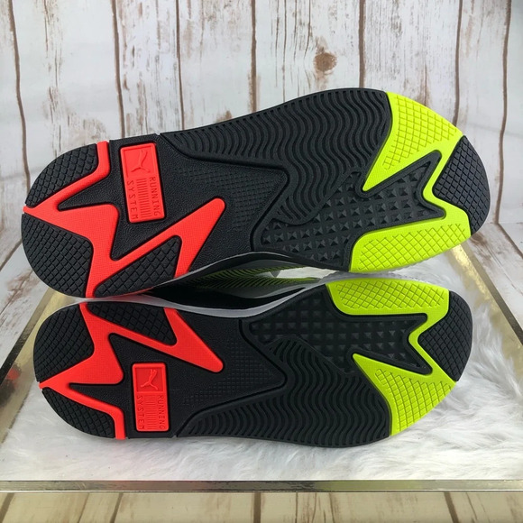 NEW Puma RS-X Hard Drive Neon Sneaker - Picture 7 of 9
